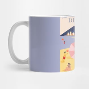 Brazil Travel Poster Mug